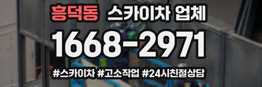 흥덕동 스카이차 업체