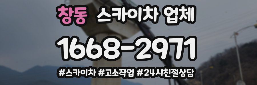 창동 스카이차 업체