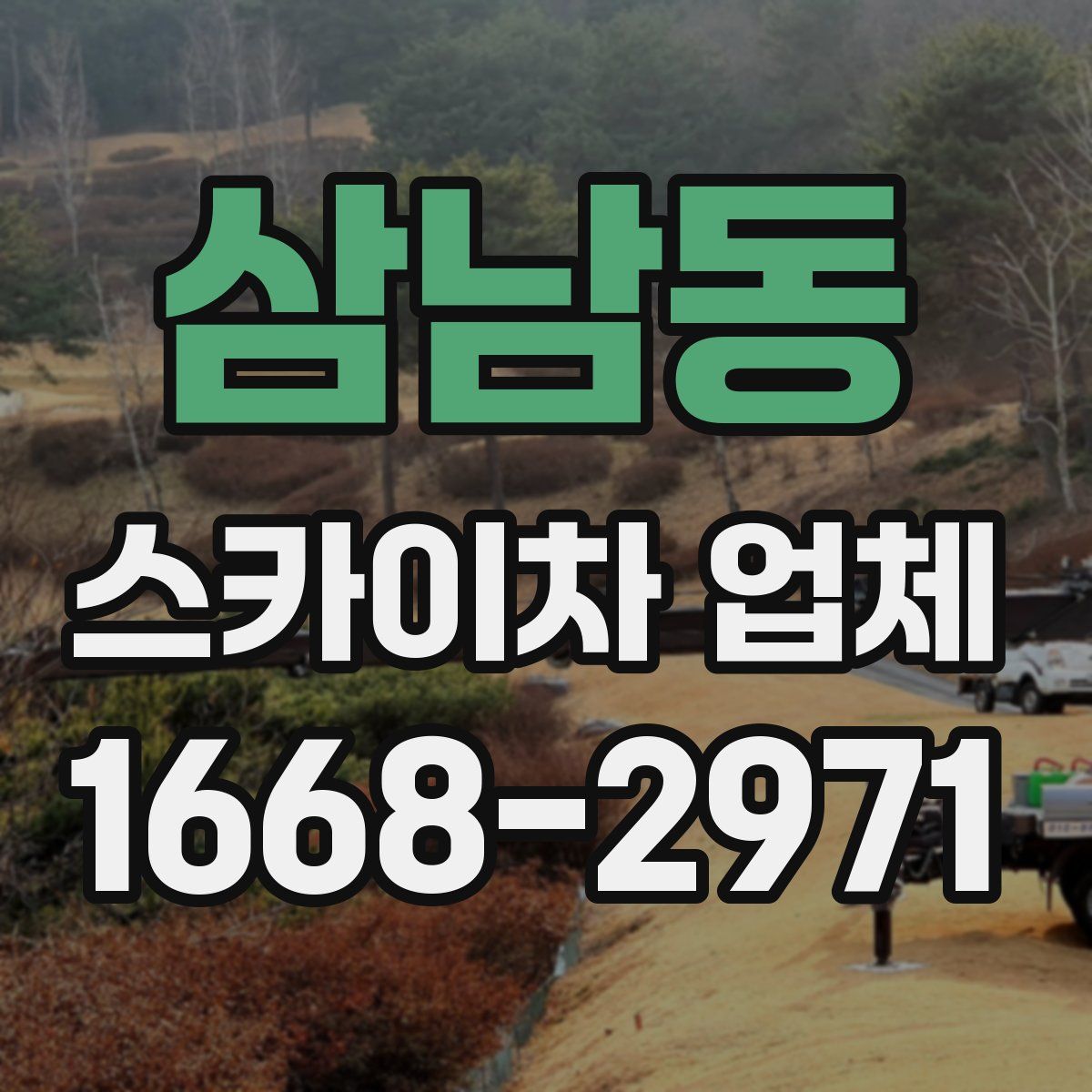 삼남동 스카이차 업체