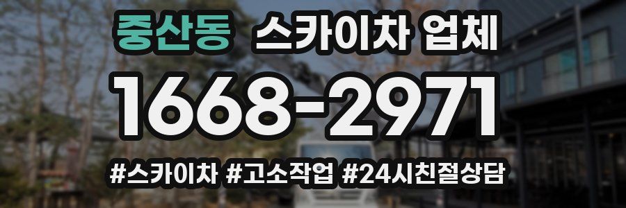 중산동 스카이차 업체