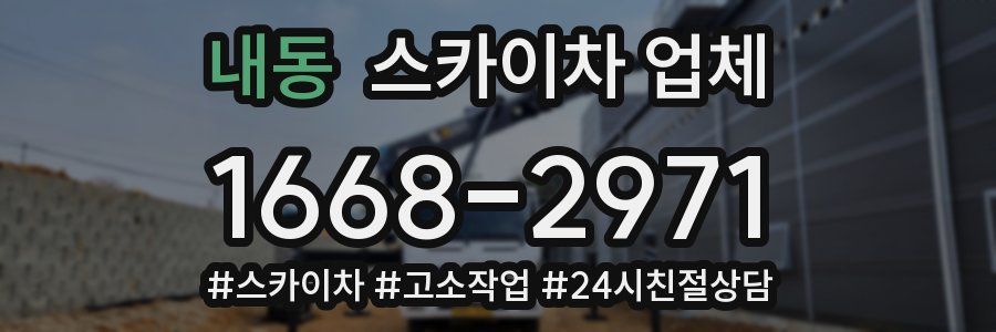 내동 스카이차 업체