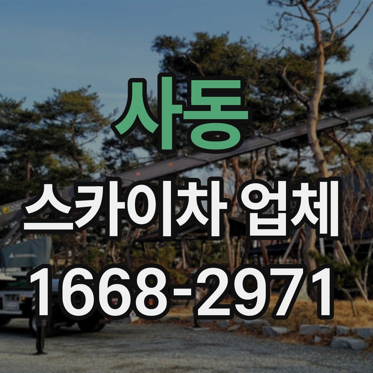 사동 스카이차 업체