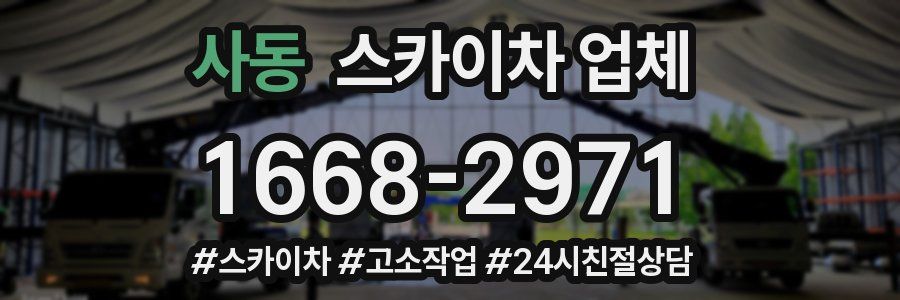 사동 스카이차 업체