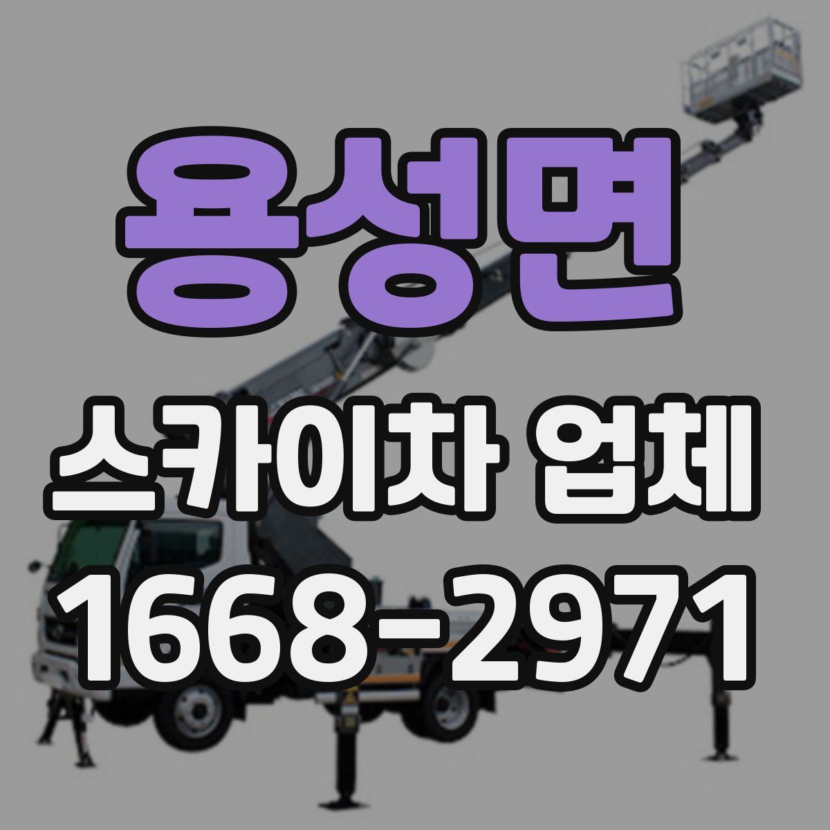 용성면 스카이차 업체