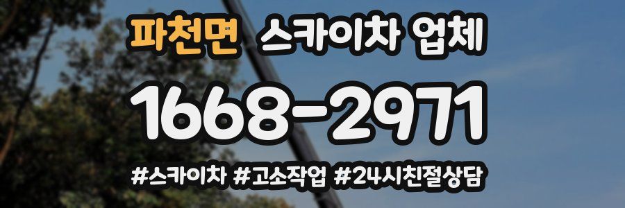파천면 스카이차 업체