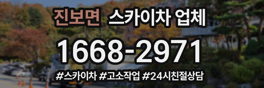진보면 스카이차 업체