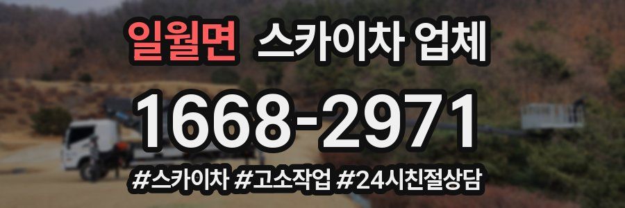 일월면 스카이차 업체