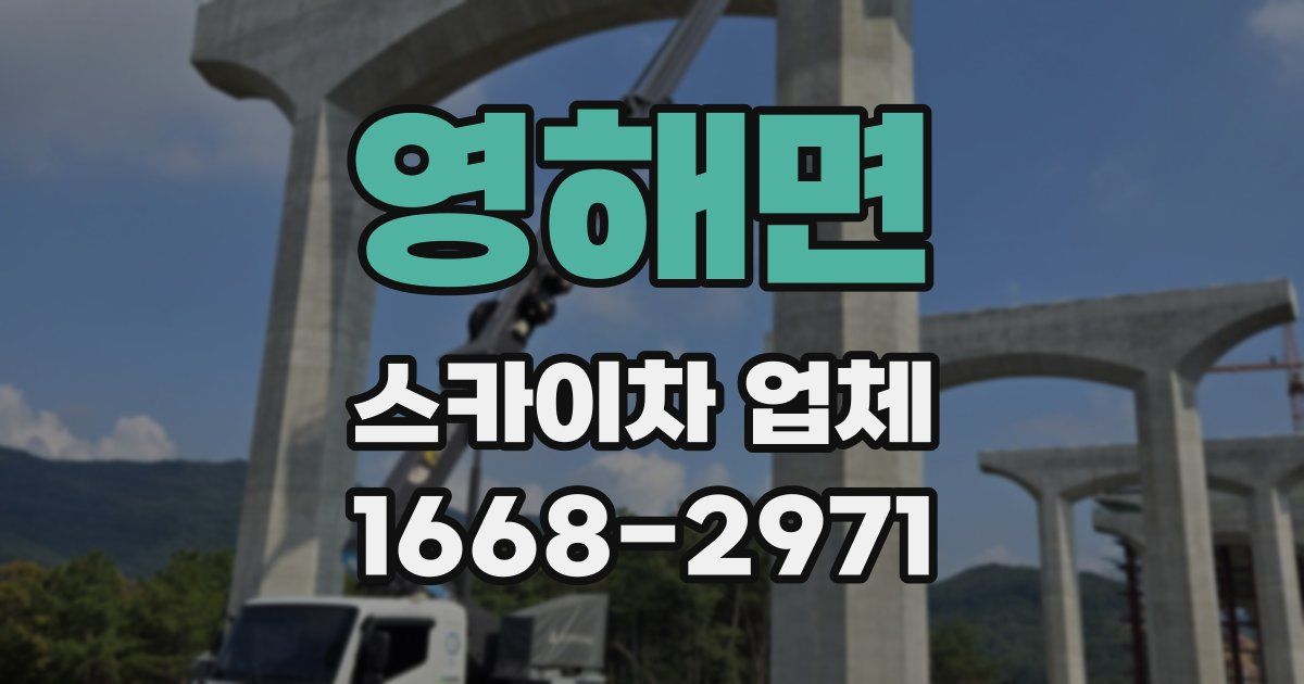 영해면 스카이차 업체