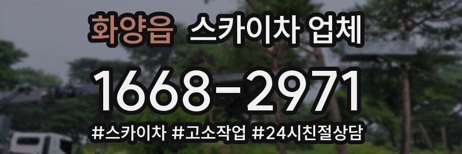 화양읍 스카이차 업체