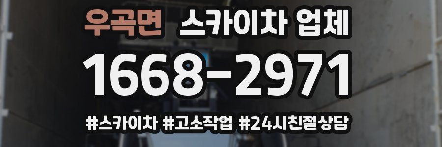 우곡면 스카이차 업체