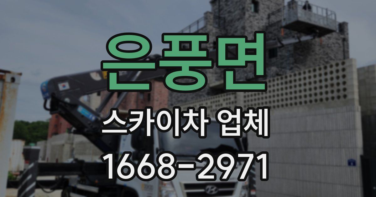 은풍면 스카이차 업체