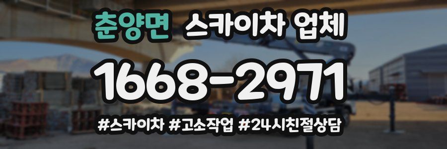 춘양면 스카이차 업체
