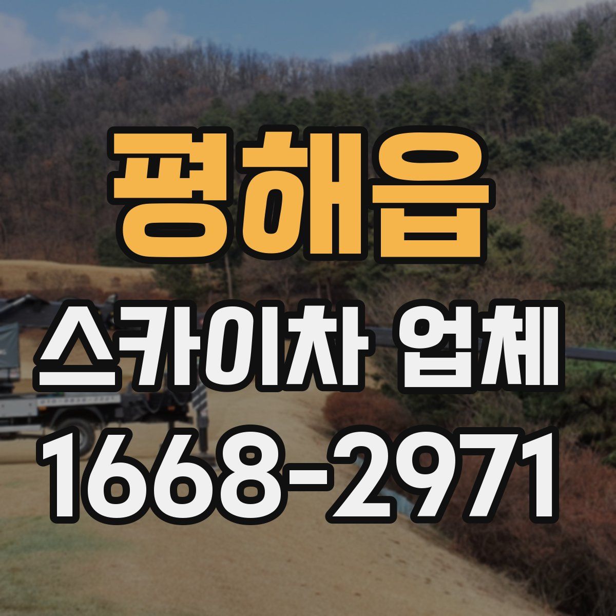 평해읍 스카이차 업체