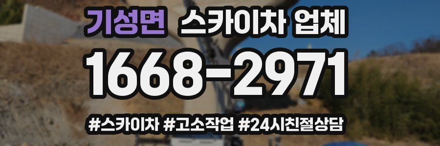 기성면 스카이차 업체