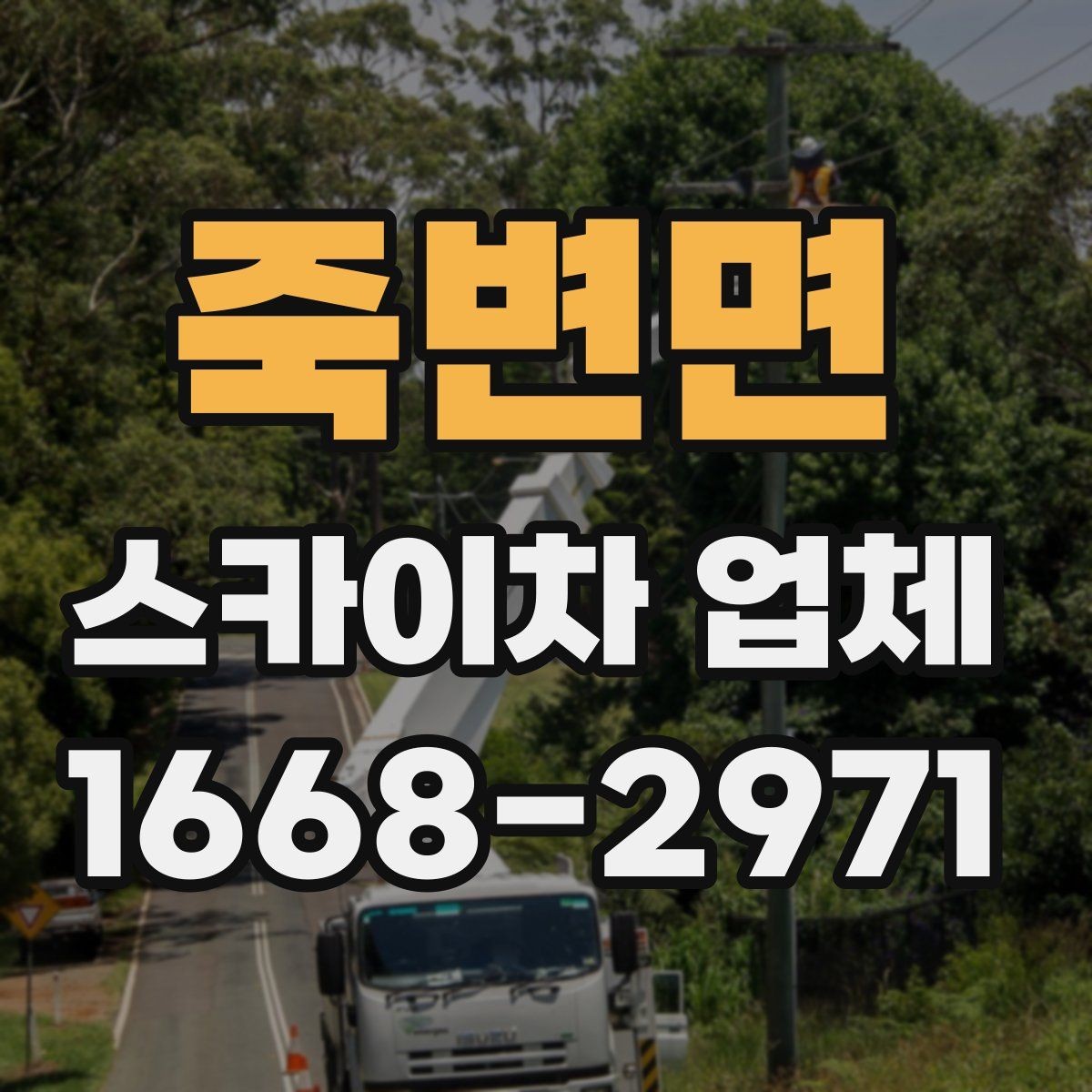 죽변면 스카이차 업체 이용 시 작업 환경에 맞는 선택 기준