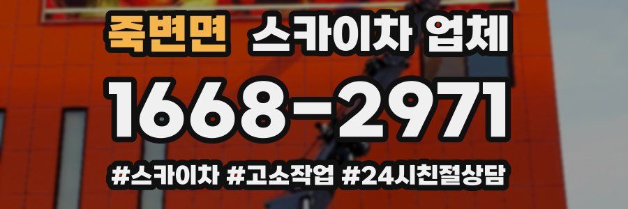죽변면 스카이차 업체