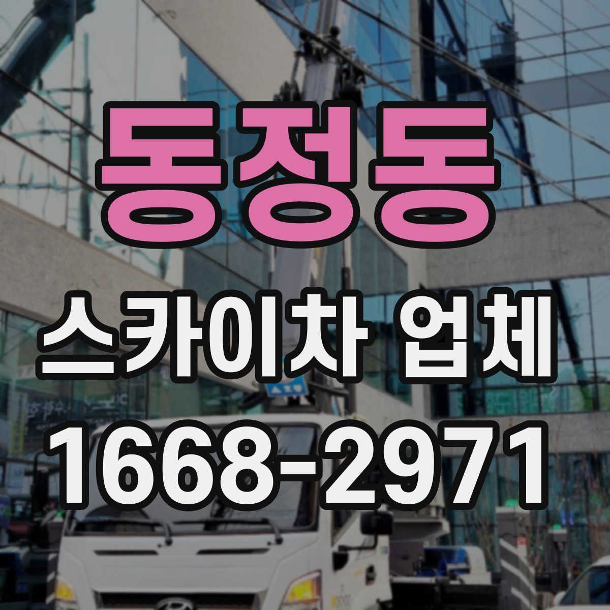 동정동 스카이차 업체