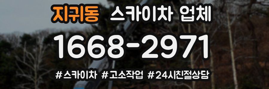 지귀동 스카이차 업체