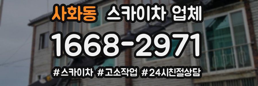 사화동 스카이차 업체