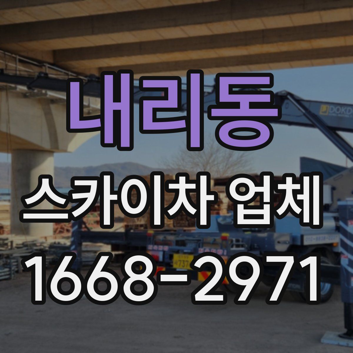 내리동 스카이차 업체