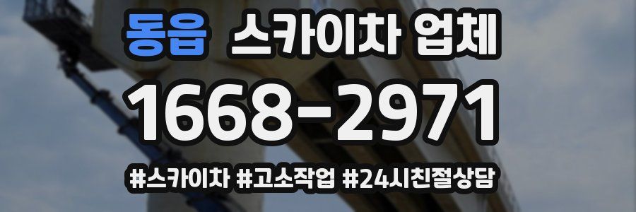 동읍 스카이차 업체