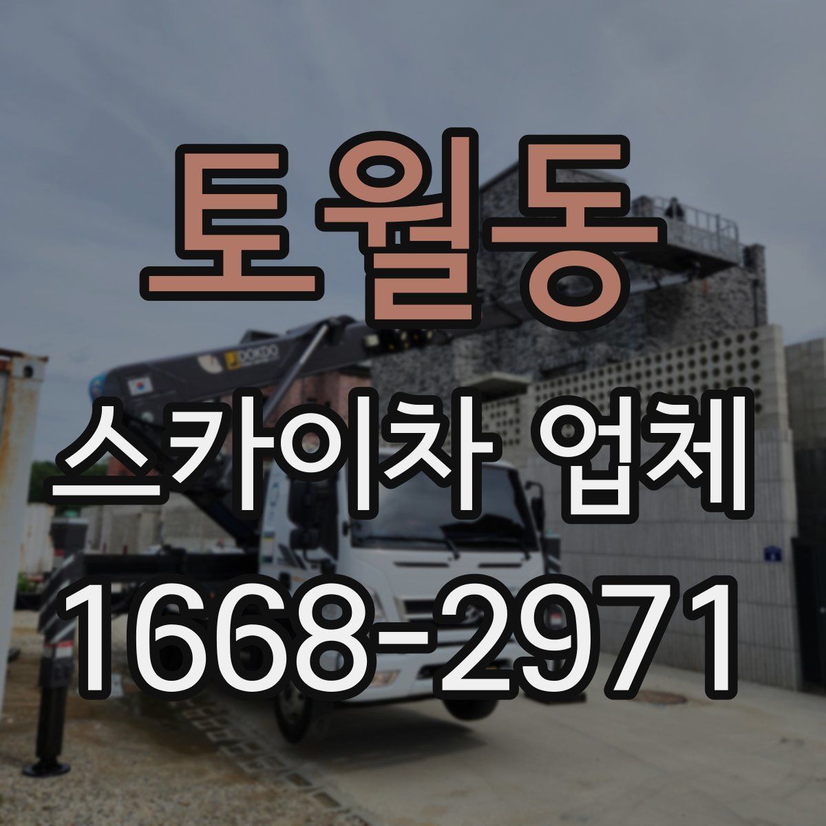 토월동 스카이차 업체