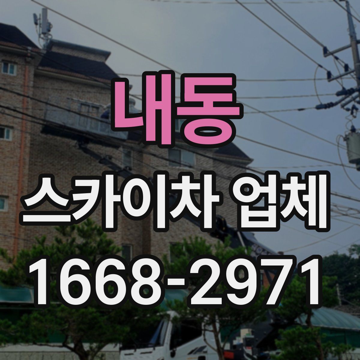 내동 스카이차 업체