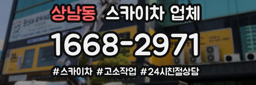 상남동 스카이차 업체