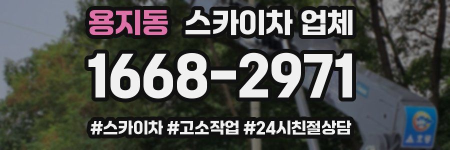 용지동 스카이차 업체