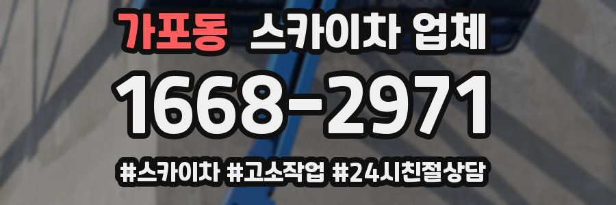 가포동 스카이차 업체