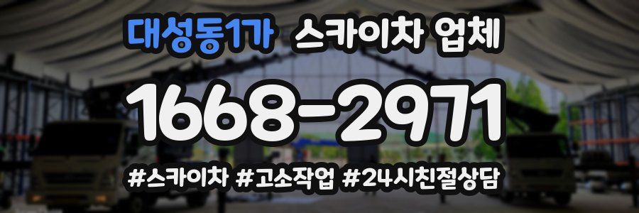 대성동1가 스카이차 업체