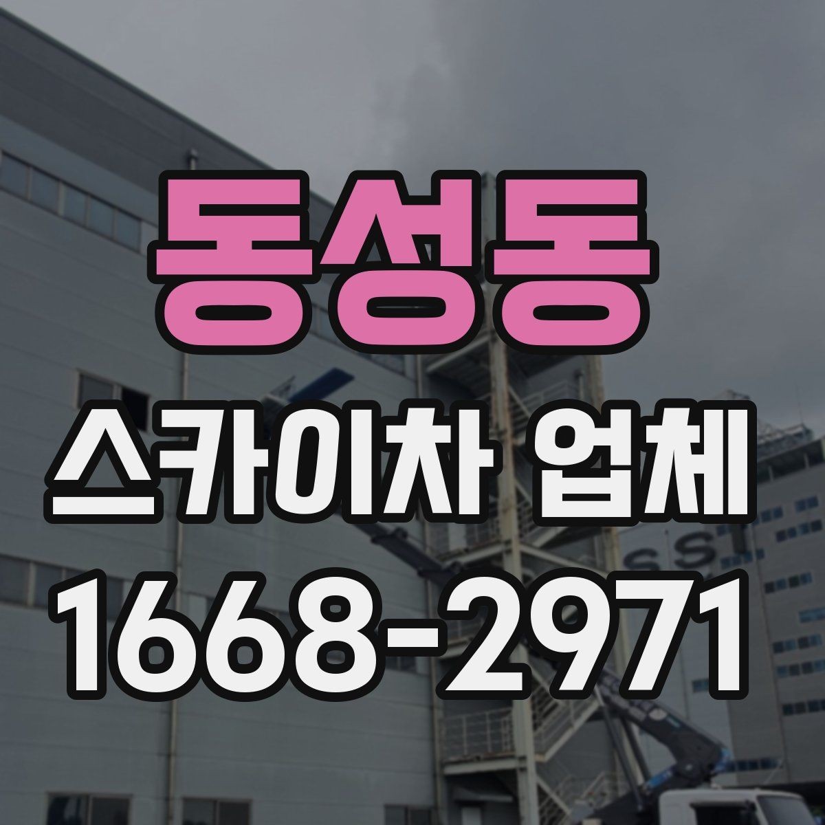 동성동 스카이차 업체 비교 기준으로 자주 놓치는 부분