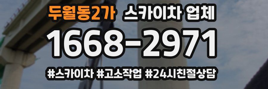 두월동2가 스카이차 업체