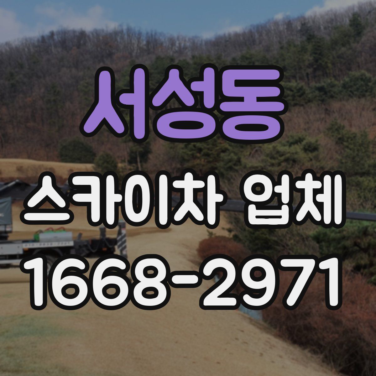 서성동 스카이차 업체