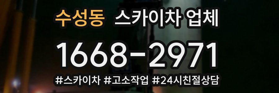수성동 스카이차 업체