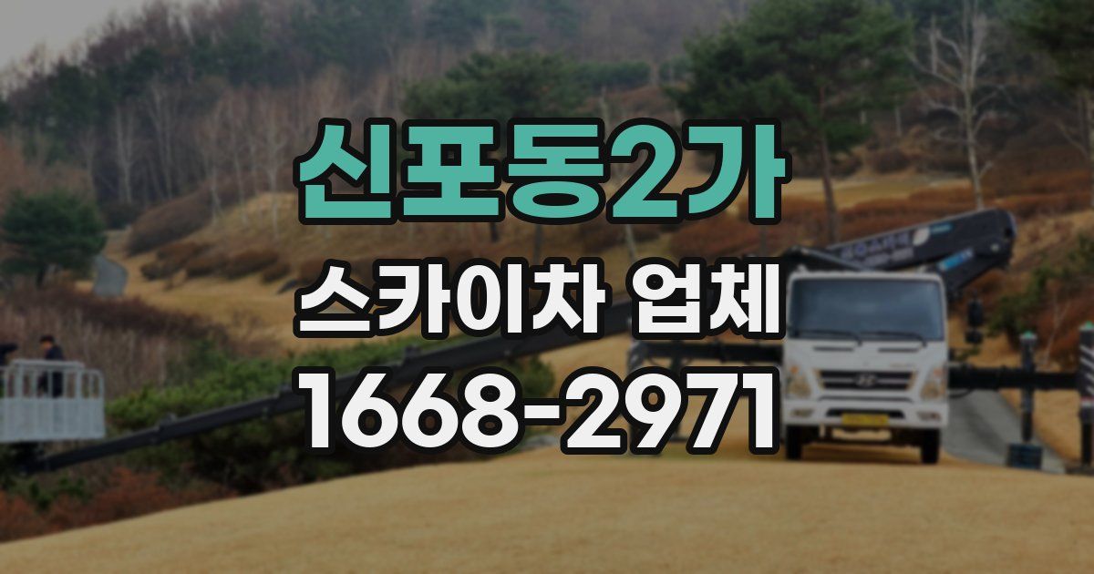 신포동2가 스카이차 업체