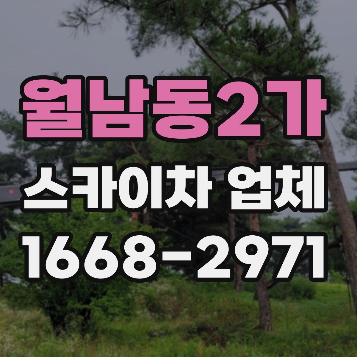 월남동2가 스카이차 업체 상담 후 바로 진행하기 전 확인사항