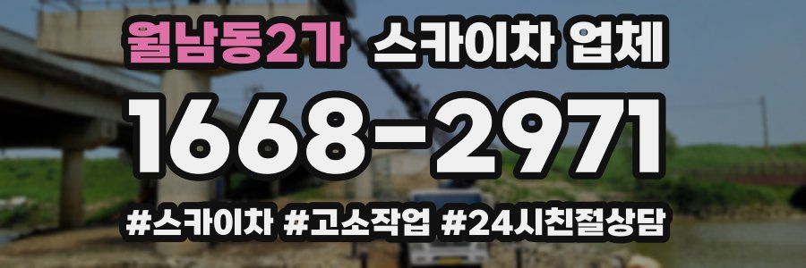 월남동2가 스카이차 업체