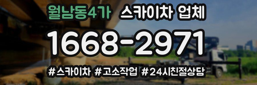 월남동4가 스카이차 업체