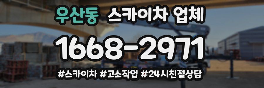 우산동 스카이차 업체
