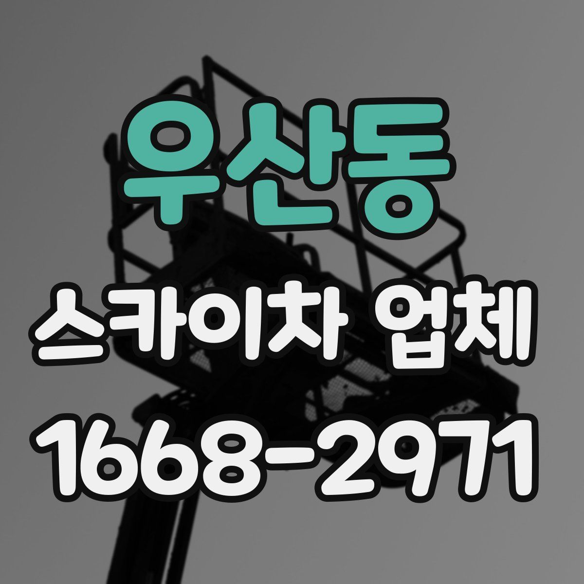 우산동 스카이차 업체