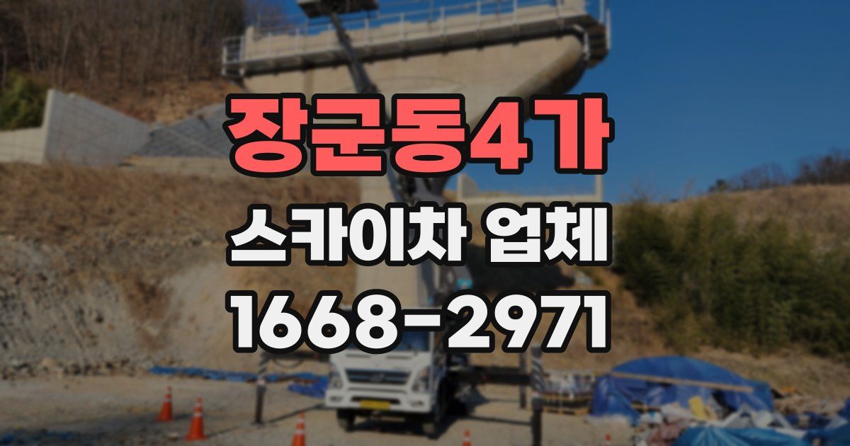 장군동4가 스카이차 업체