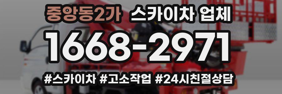 중앙동2가 스카이차 업체