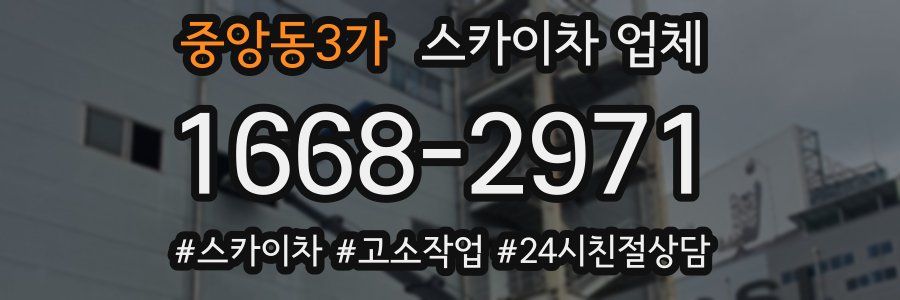 중앙동3가 스카이차 업체
