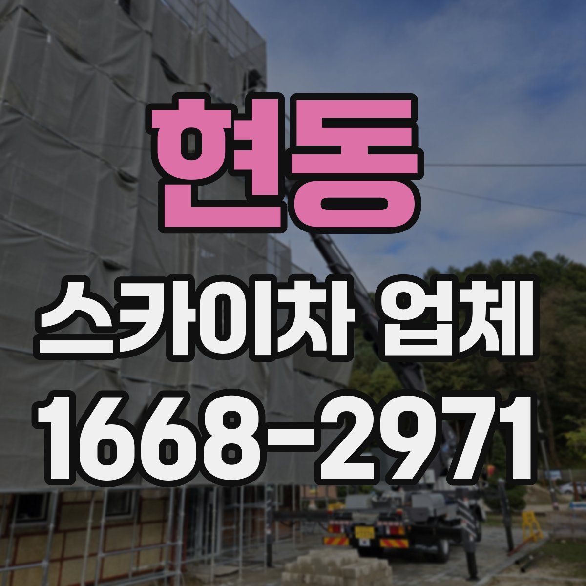 현동 스카이차 업체