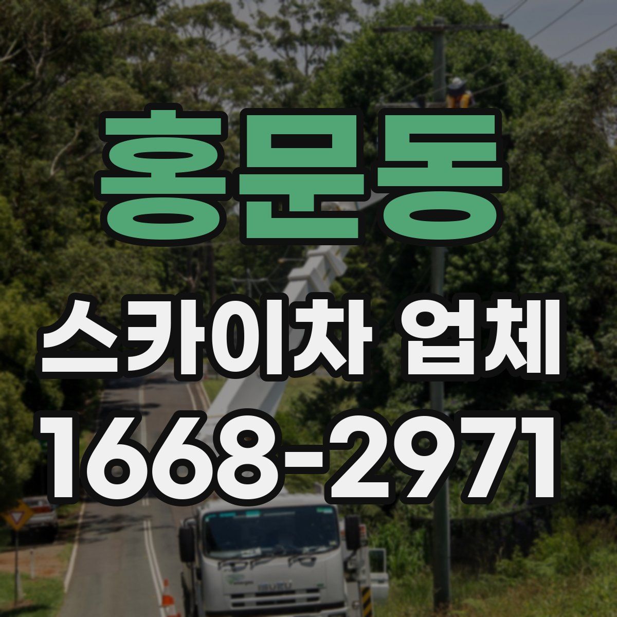 홍문동 스카이차 업체