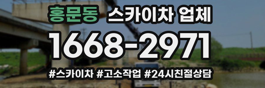 홍문동 스카이차 업체