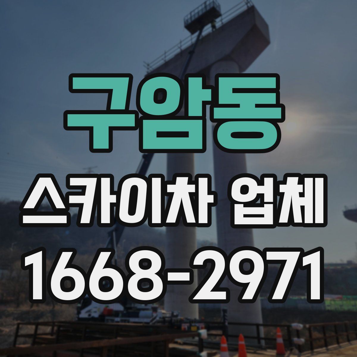 구암동 스카이차 업체