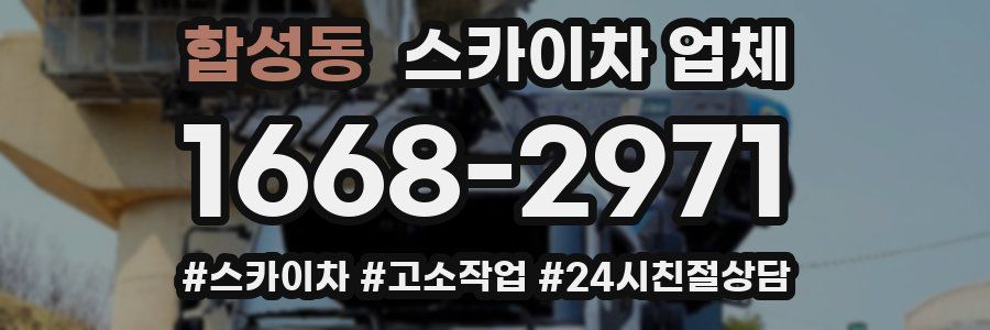 합성동 스카이차 업체