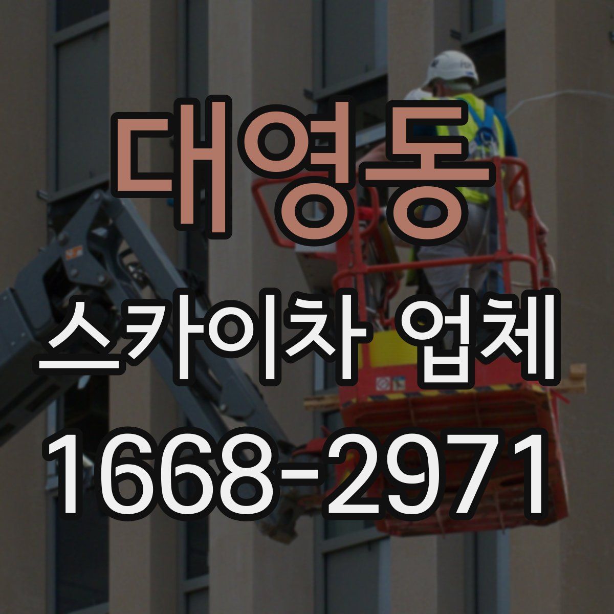대영동 스카이차 업체